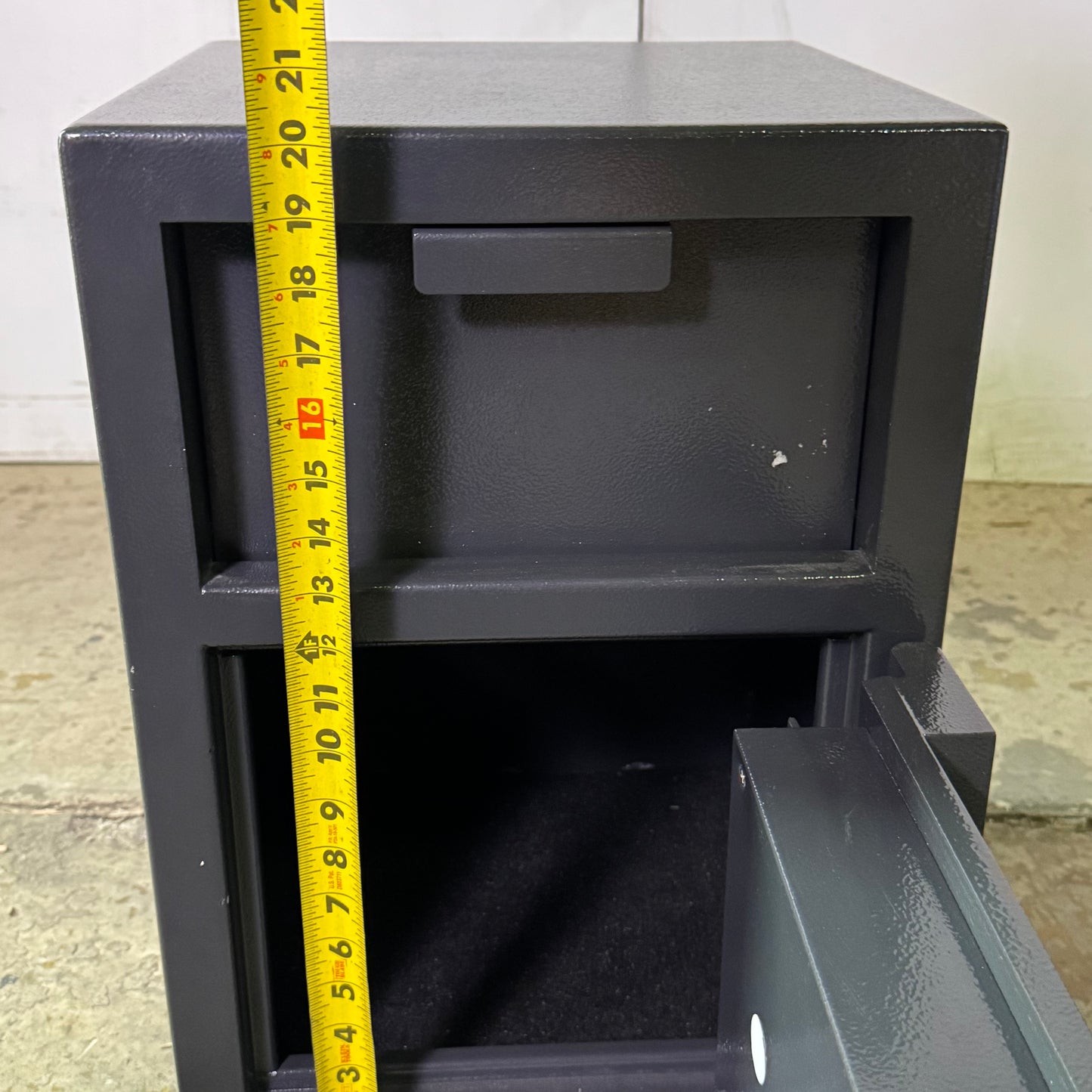 SENTRYSAFE Depository Safe Box 0.9 Cu. Ft. 14" x 14" x 20"H Dark Grey DH-074E