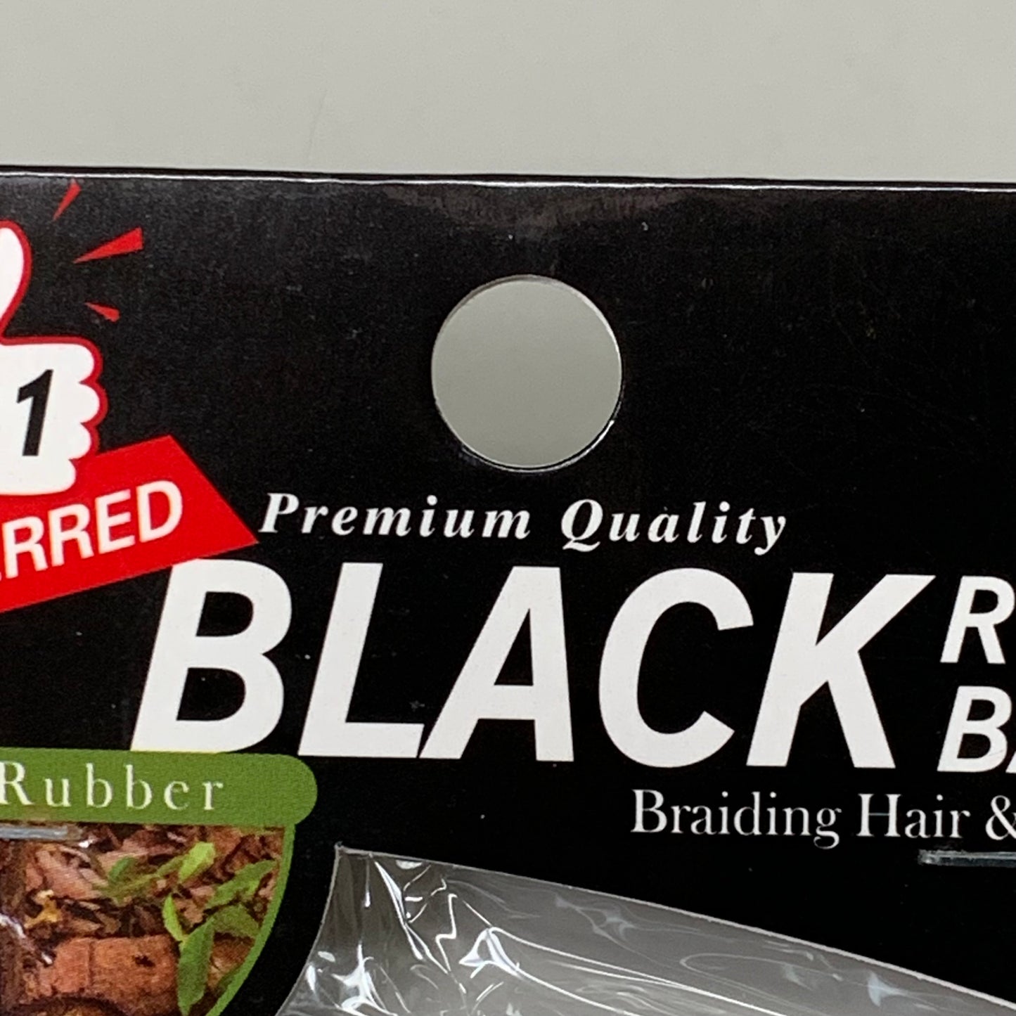 BT (48 PACK, 12,000 TOTAL BANDS) Hair Rubber Bands Effortless Hairstyling Black