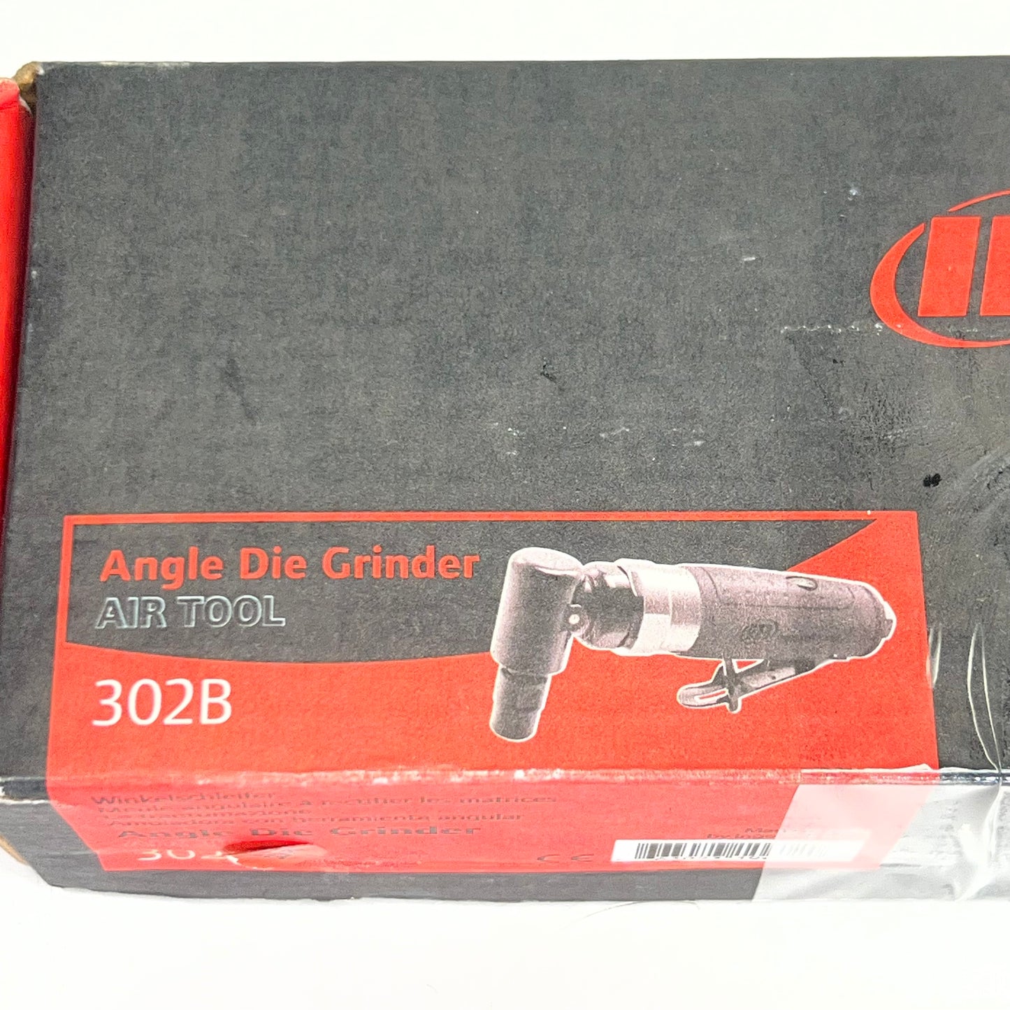 INGERSOLL RAND Right Angle Die Grinder, 1/4 in Npt Female Air Inlet, 1/4 in Collet, Medium Duty, 20,000 Rpm 6 7/8 in Grey 302B