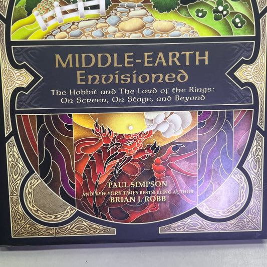 MIDDLE EARTH ENVISIONED The Hobbit & The Lord Of The Rings Hardback Book