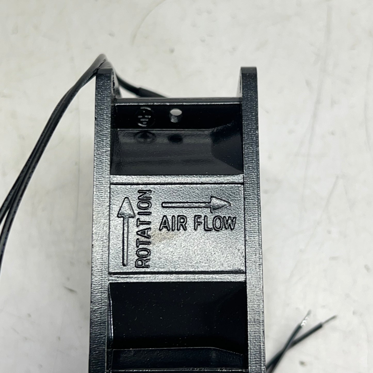 ORIAN Fan Tubeaxial Aluminum Frame 115VAC Square 2 Wire Leads OA80AP-11-1WB