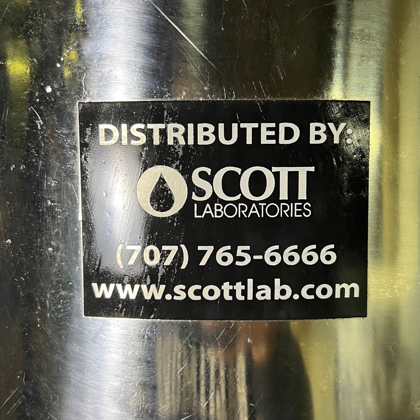 SCOTT LABORATORIES Cartridge Housing for Beverage Filtration Sz 68” H