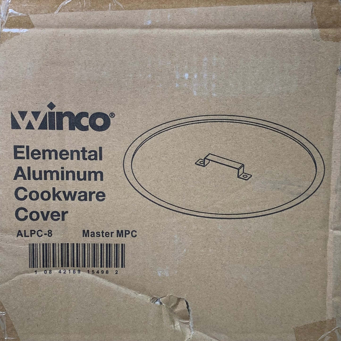 WINCO (6 PACK) Elemental Aluminum Cookware Cover ALPC-8