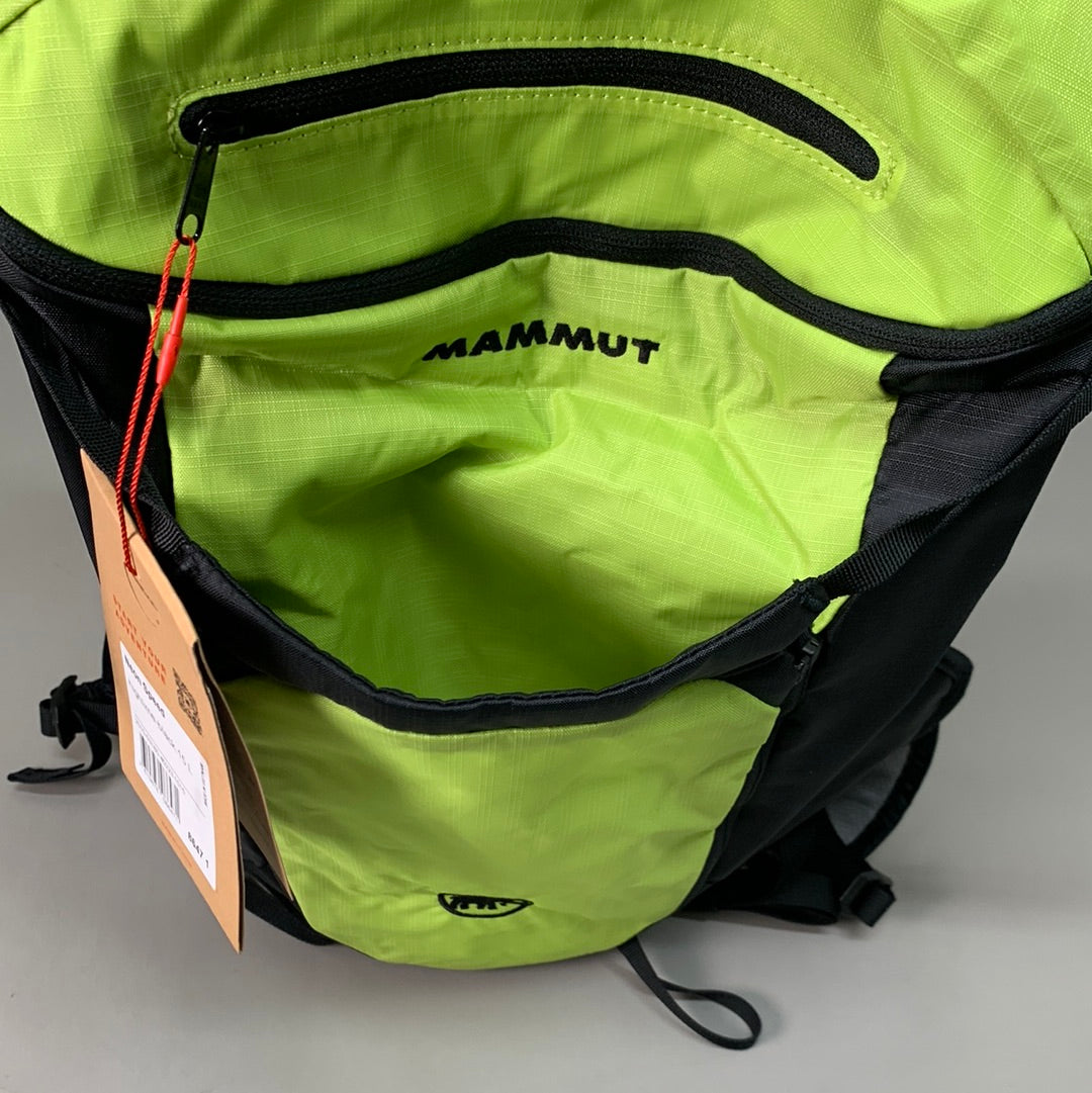 MAMMUT Neon Speed 15 Liter Backpack Small Slim High-Lime Black MAM01BW