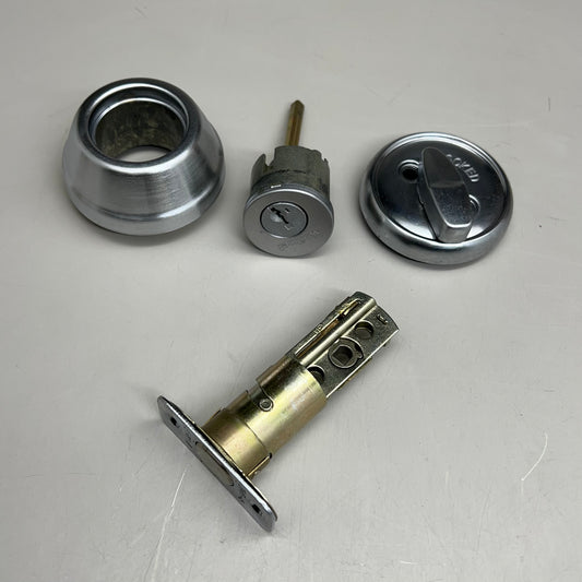 KWIKSET Single Cylinder Deadbolt Lock 780 26D Satin Chrome 97800222