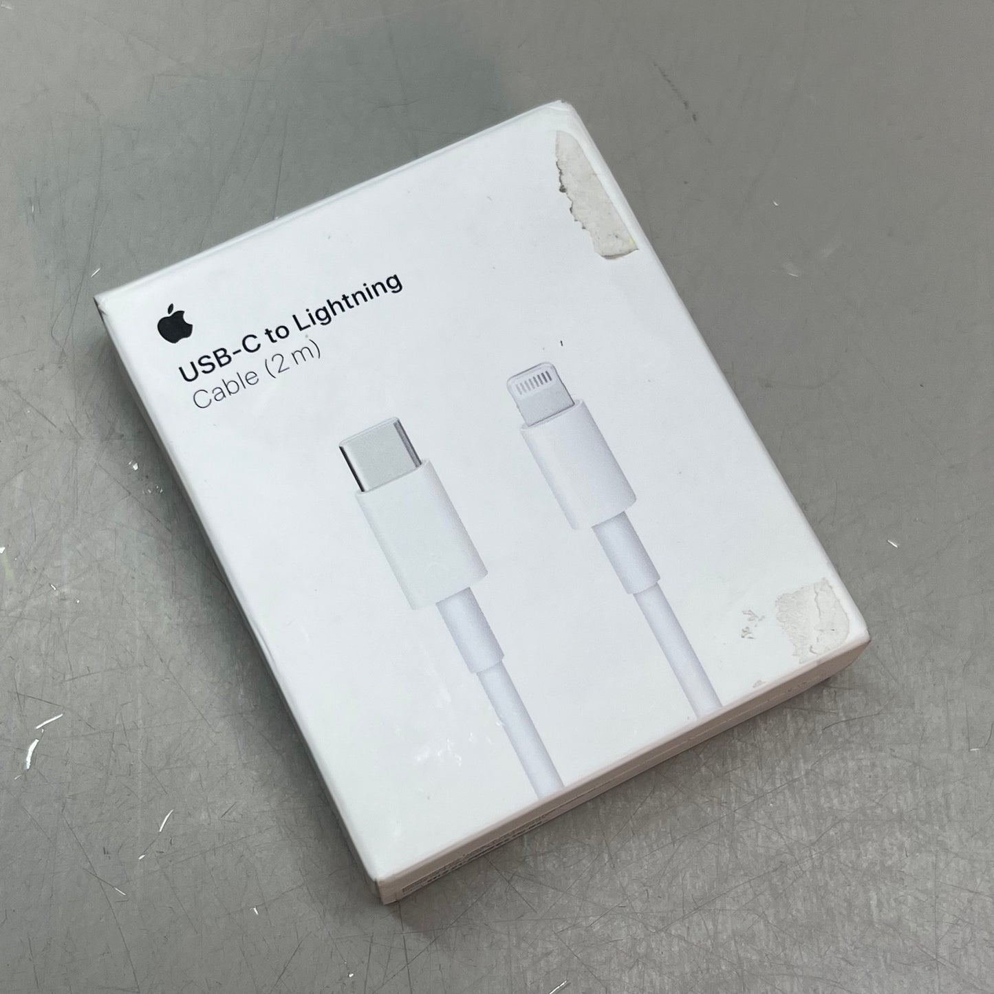 APPLE Fast Charging USB-C To Lightning Cable (2 M) White MQGH2AM/A (Return)