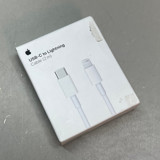 APPLE Fast Charging USB-C To Lightning Cable (2 M) White MQGH2AM/A (Return)