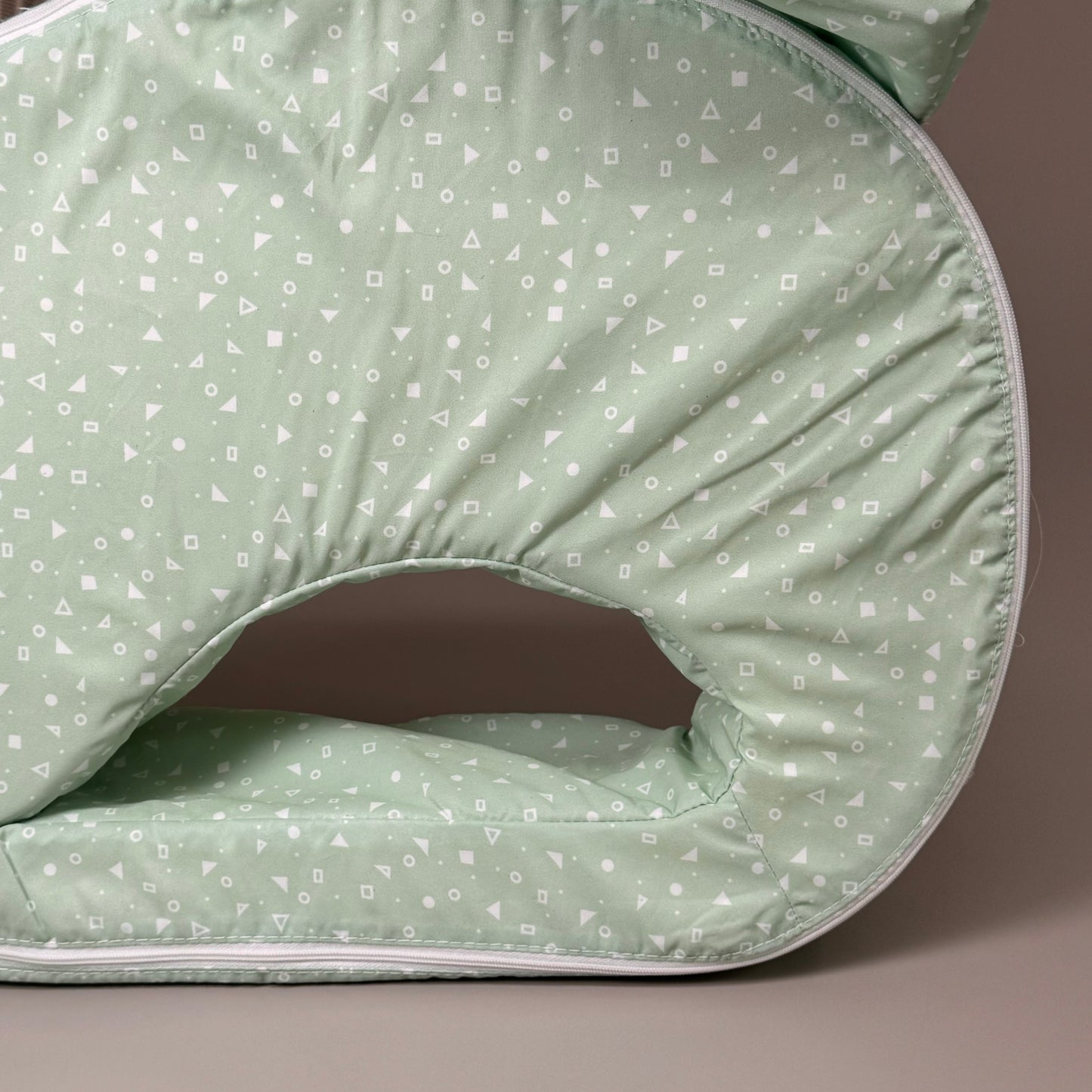 ZA@ MY BREAST FRIEND Original Side Pocket Nursing Pillow Support Mint Green 22" x 15"