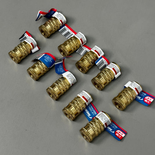 MERLIN (10 PACK!) Female Brass Industrial Coupler 1/4" 63559