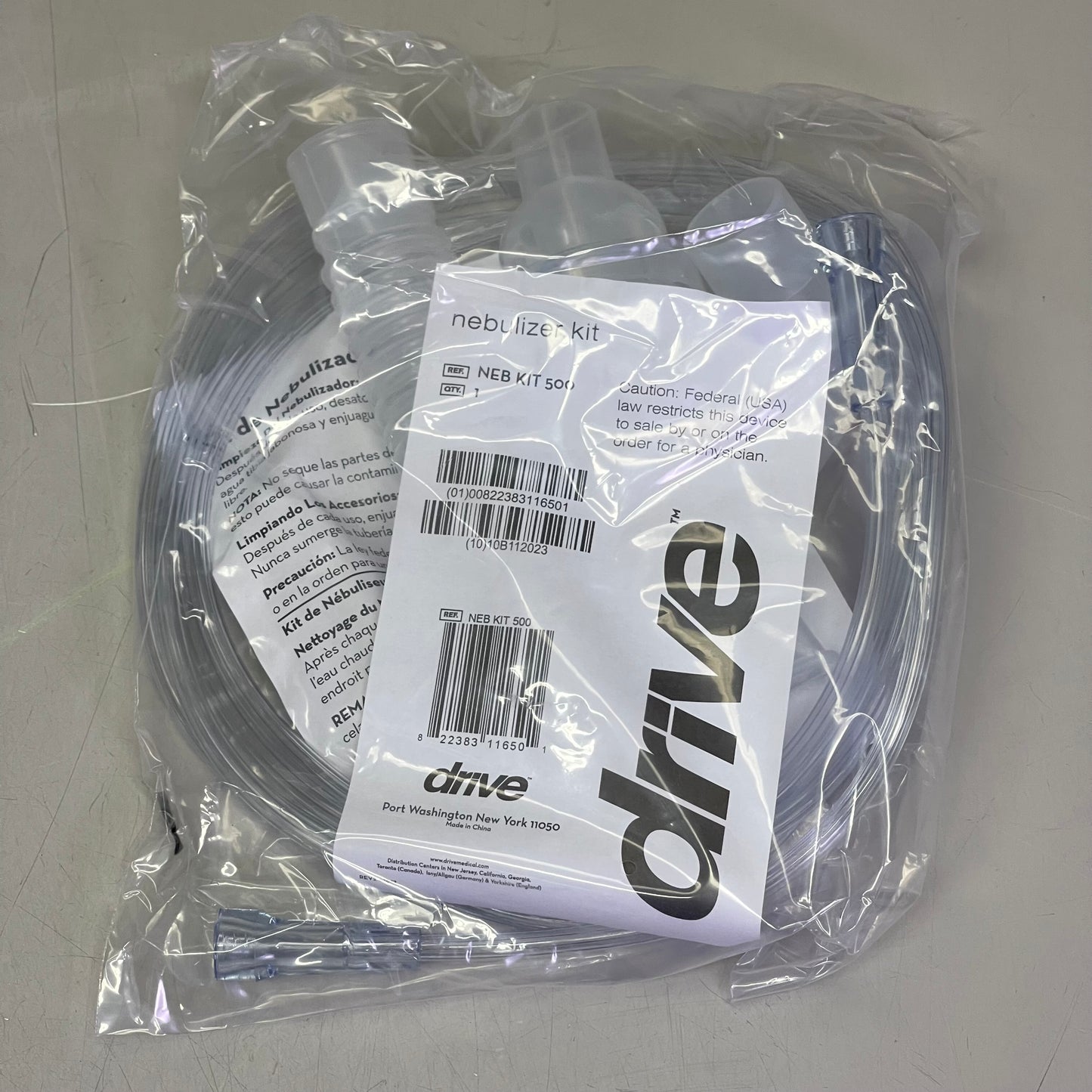 ZA@ DRIVE Power Neb Ultra Compressor Nebulizer, Reusable & Disposable Neb Kits 18081