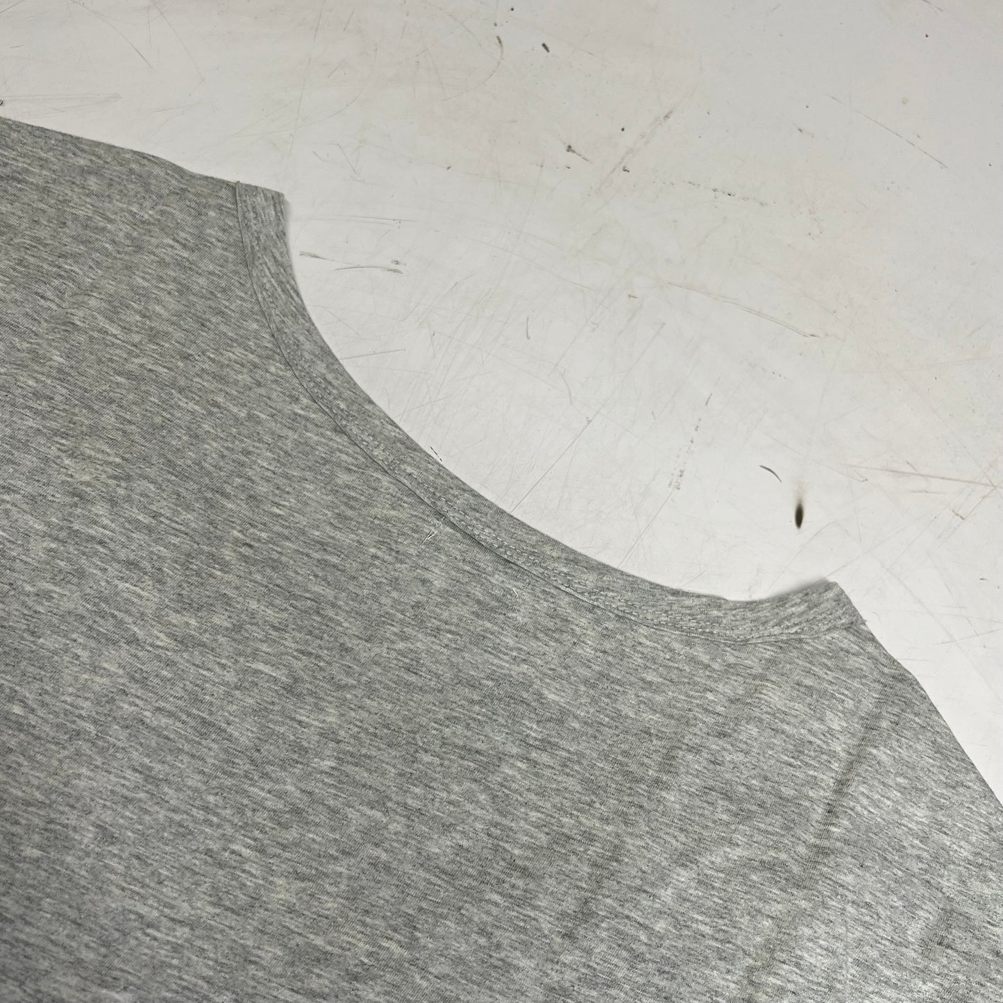 HANES  Originals V Neck Tee Shirt W/ Chest Pocket Women's Sz 2X Grey 0G159P