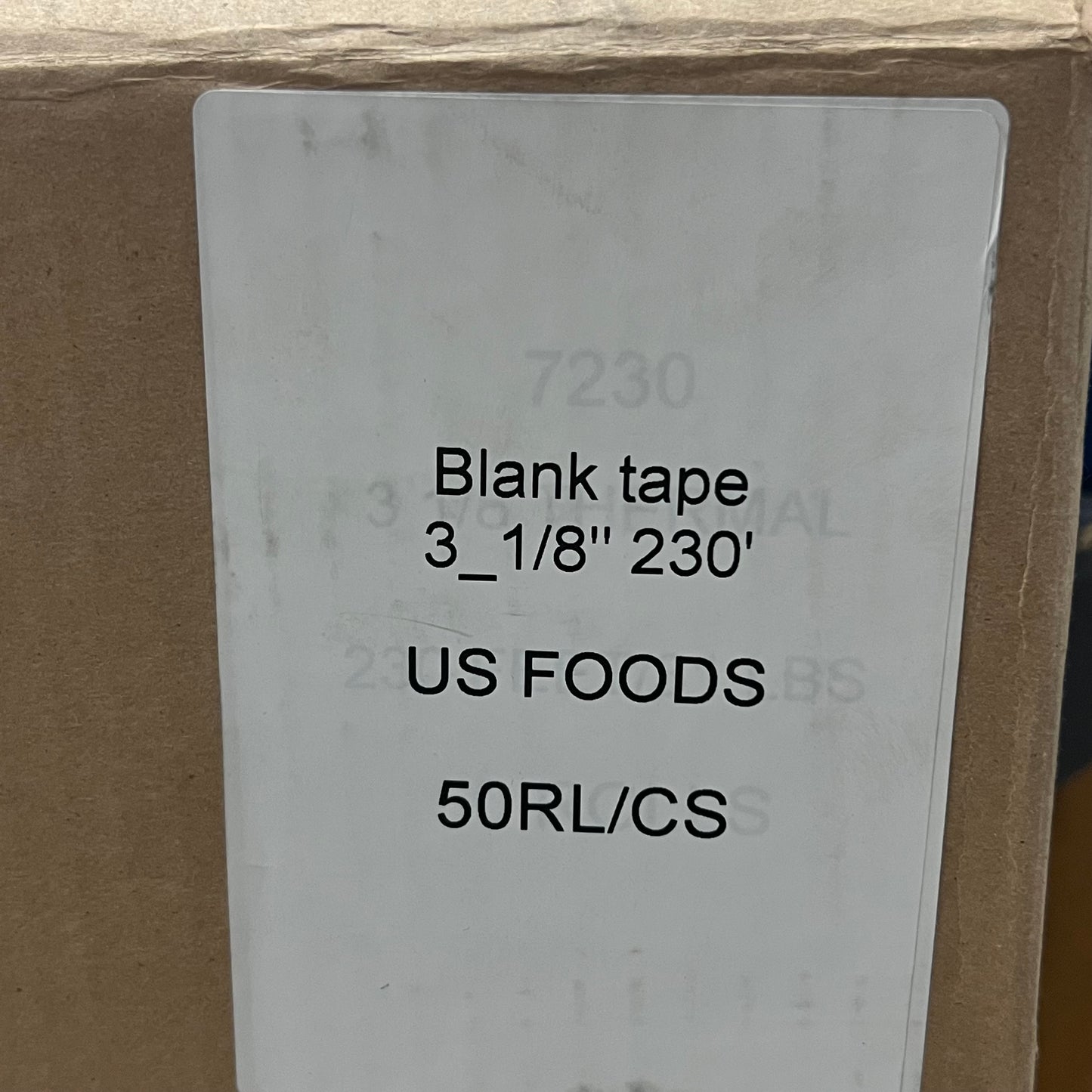 (50 Pack) Thermal Cash Register Paper 3 1/8"x230' White 50RL/CS