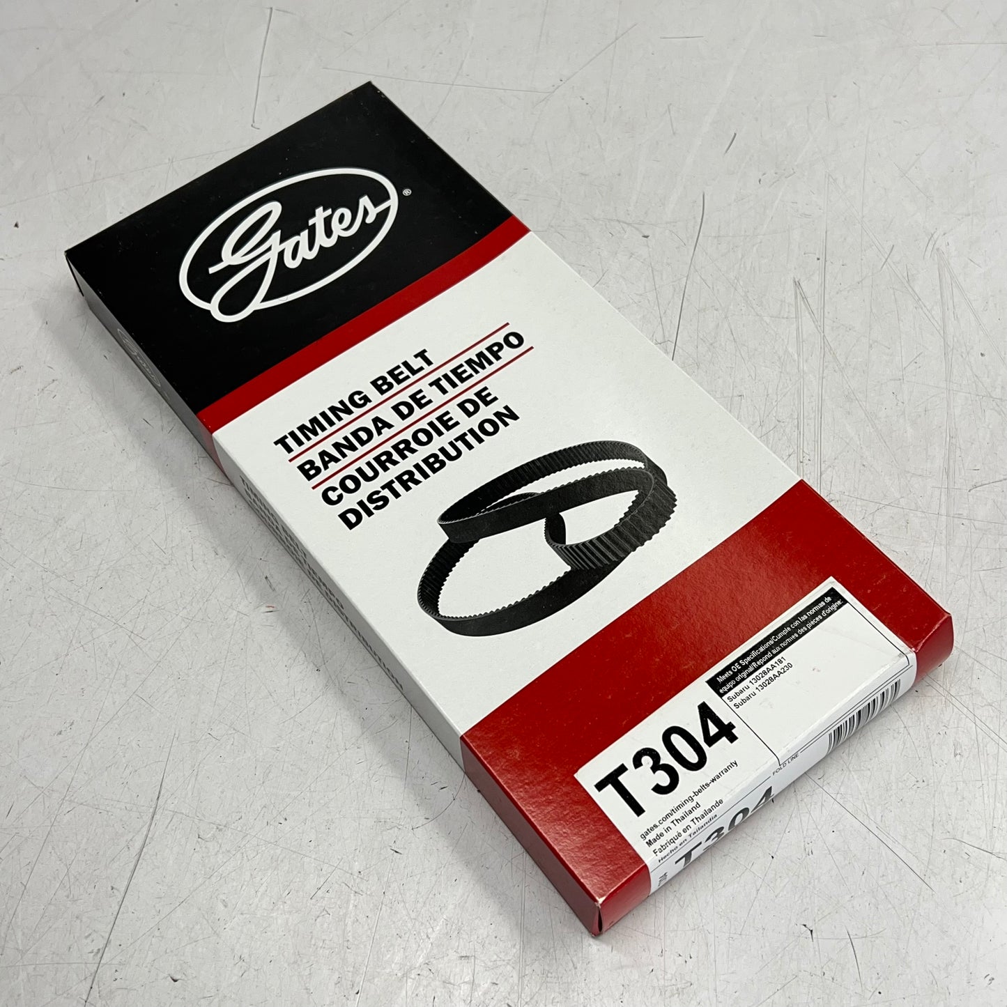GATES Power Grip Timing Belt for Saab & Subaru 223 Teeth 70" Length T304