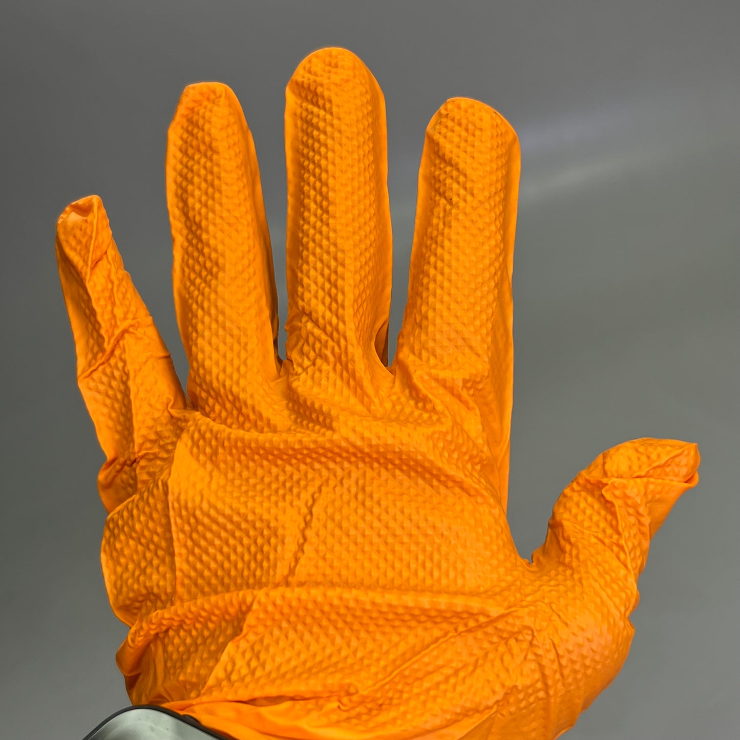 ADENNA (2 PACK) Catch Powder Free Nitrile Disposable Gloves Orange CAT459 Sz XXL