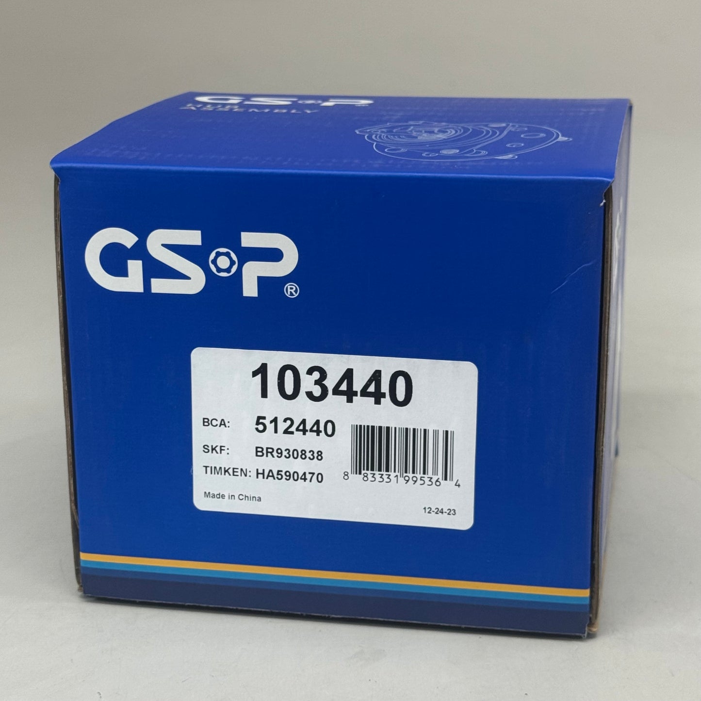 GSP Wheel Bearing & Hub Assembly Replacement Part For Chevy & GMC 103440