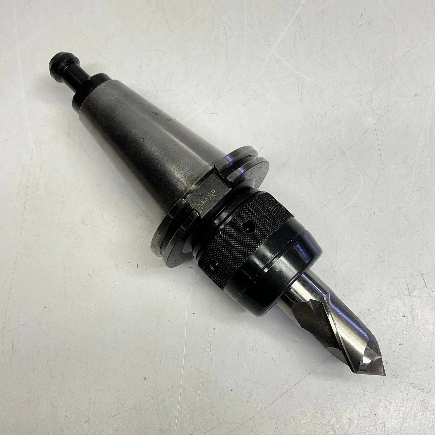 CAT 50 SS Tool Holder W/ Collet Chuck & Drill Bit ~ 1-1/4" 3.375 (Used)