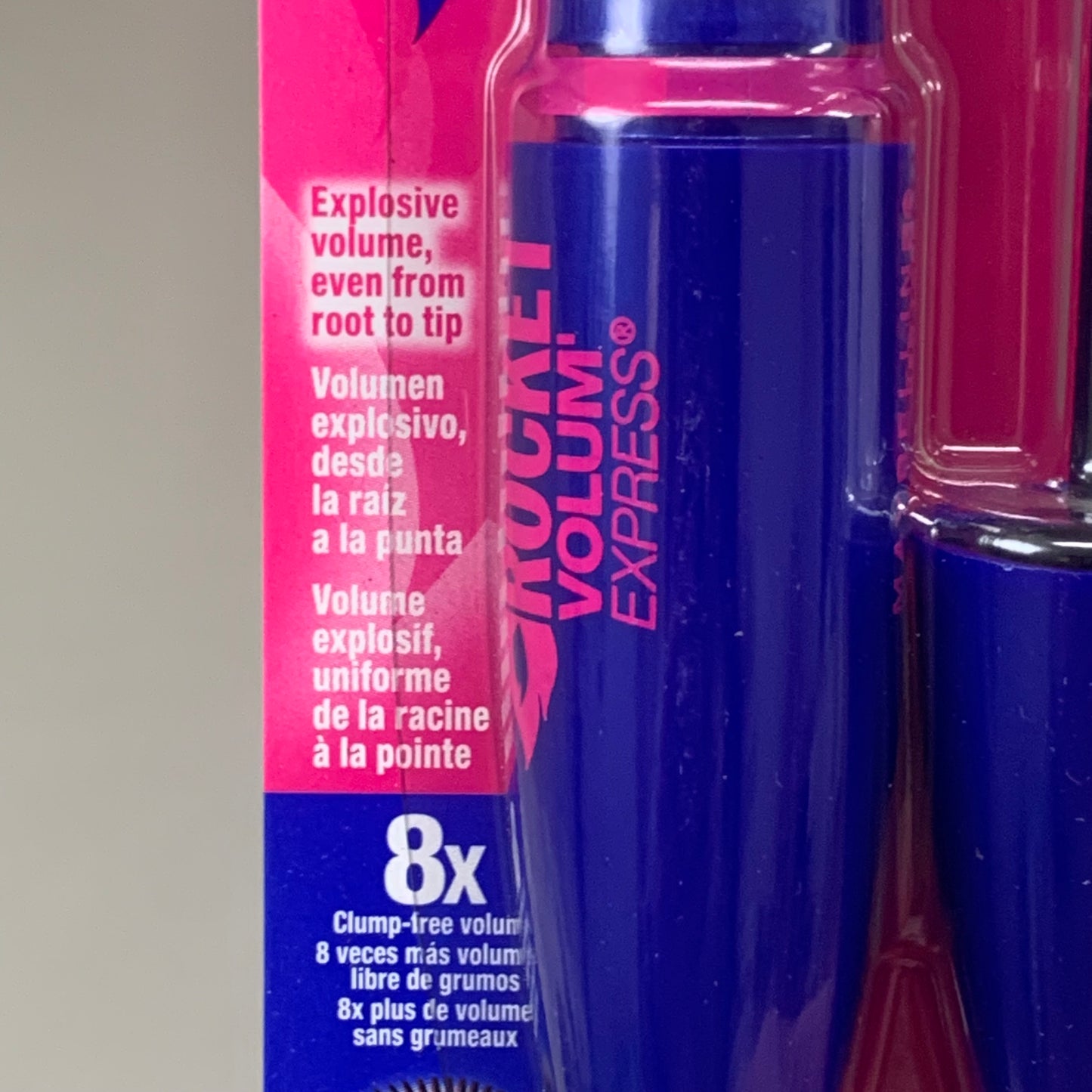 MAYBELLINE (2 PACK) The Rocket Volumizing Washable Mascara 0.3 fl oz Very Black