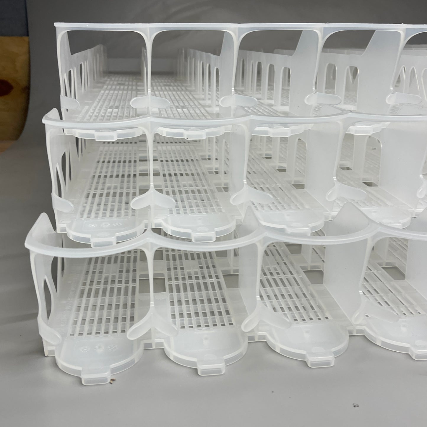 VISI SLIDE Can & Bottle Organizer Low Profile 21” or 36" Deep Adjustable - Case of 12 Main Pieces