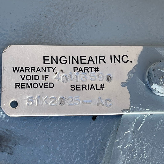 ZA@ Pallet of ENGINEAIR INC Engine Air Cooler (AS-IS)