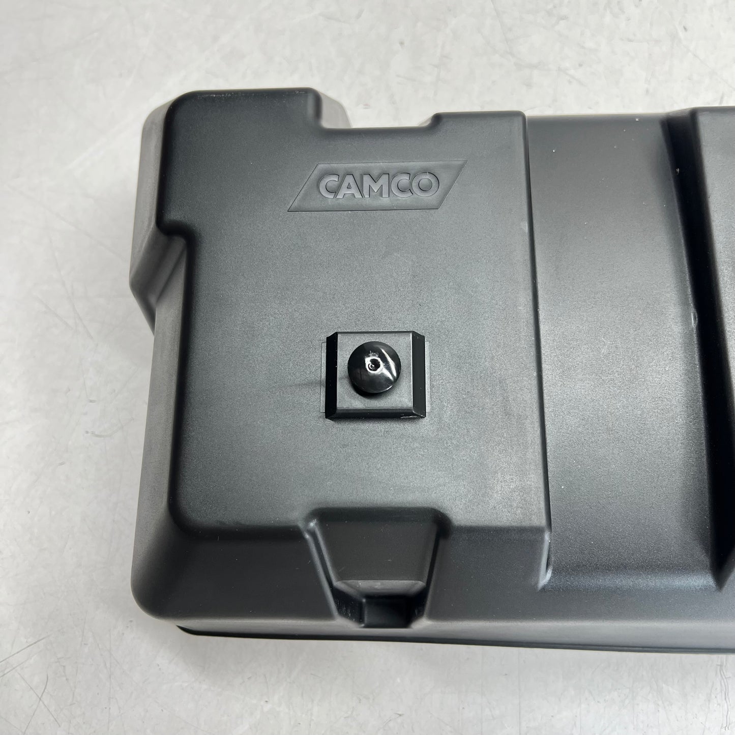ZA@ CAMCO  End to End Double Battery Box for Automotive, Marine & Rv  23"x9" Black 55374