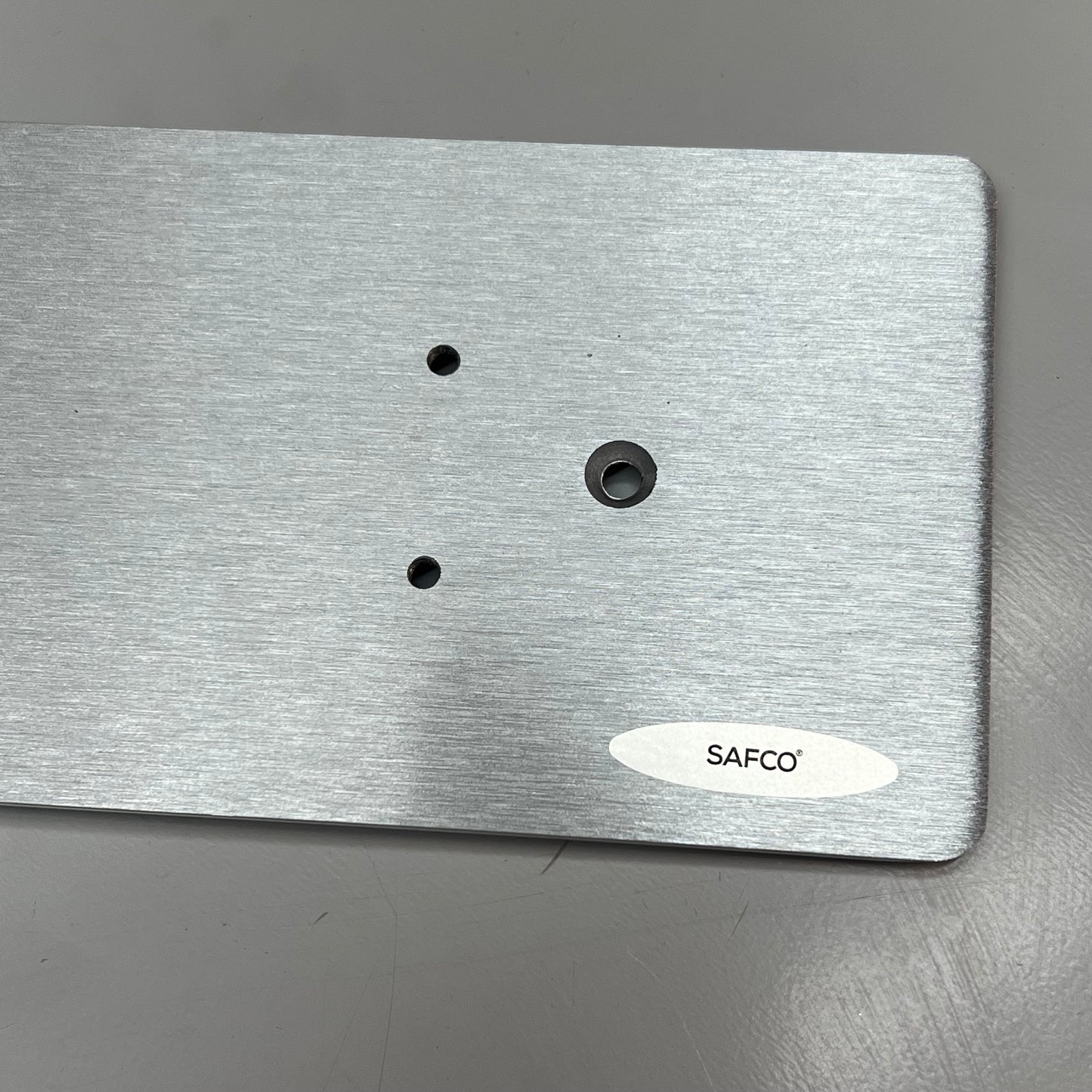 SAFCO Satin Metal Six-Peg Coat Hook Wall Mount Rack 6 Pegs 36" L  Silver 4162