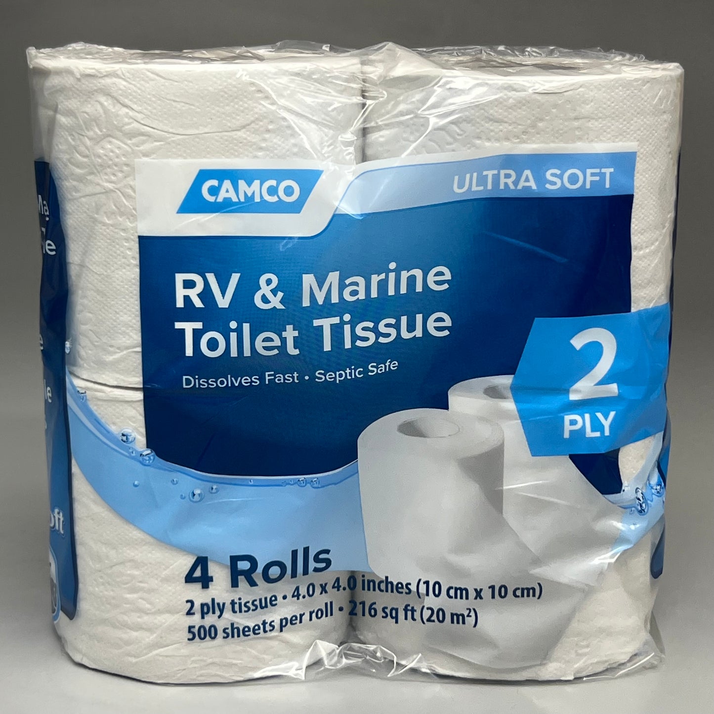 CAMCO RV & MARINE Toilet Tissue (16 ROLLS OF 500 Sheets) 40274