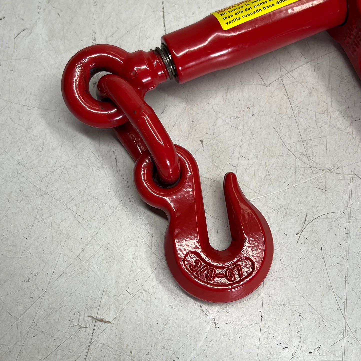 ZA@ ANCRA Heavy Duty Ratchet Load Binder  5/16" - 6,000lbs  Red 45943-20HD