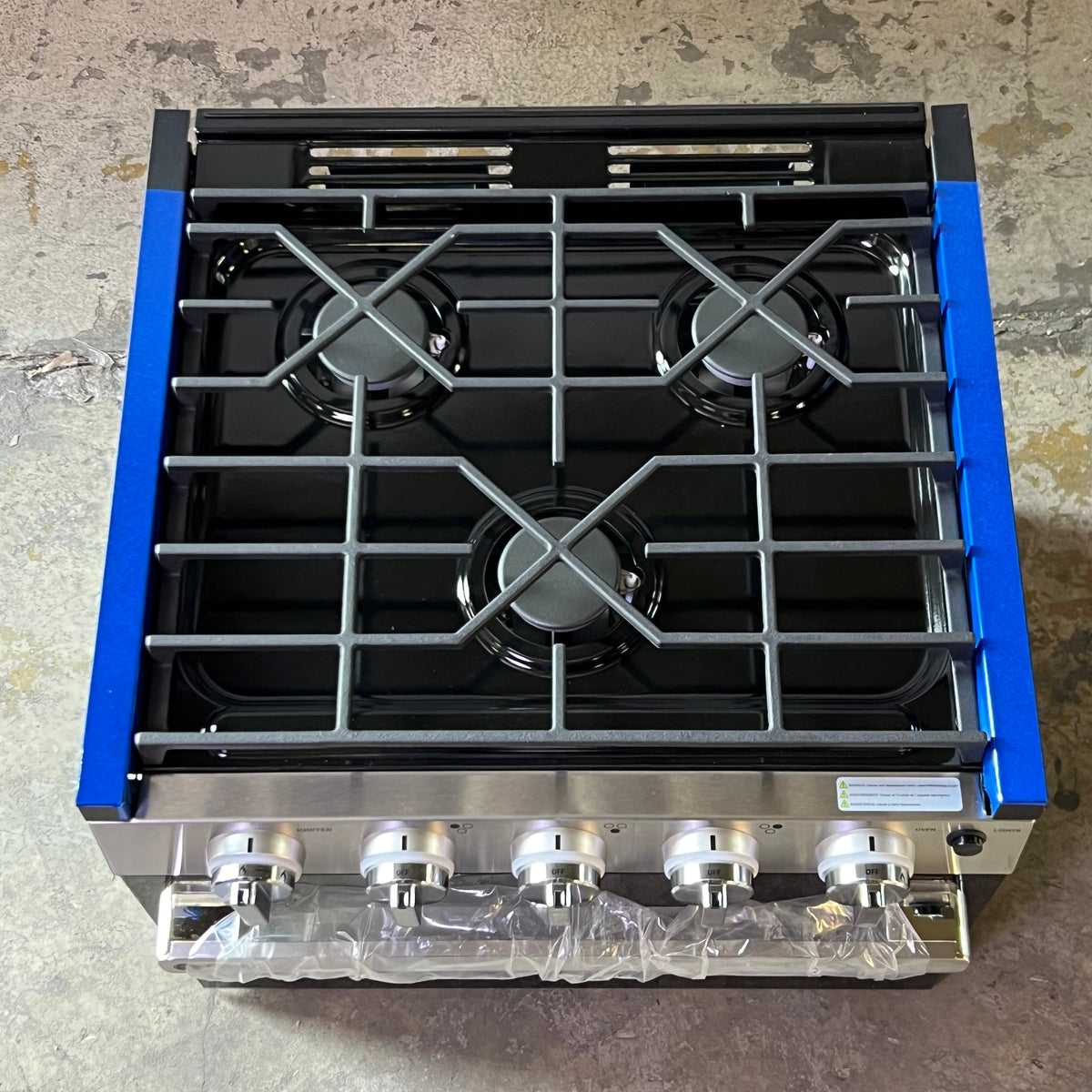 PROFILE RV Range Oven Drop-In LP Gas Stovetop Sz 16.25" x 21.5" x 21.5" - PLD617RTSS/PLD621RTSS