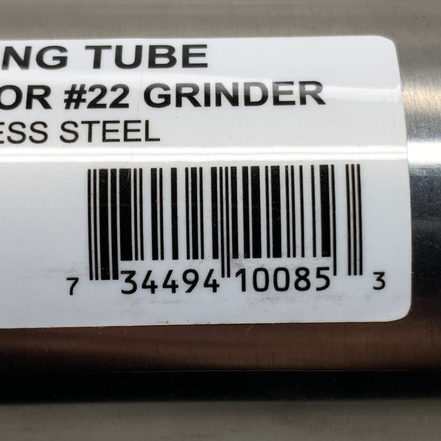 LEM Stuffing Tube 2" O.D Size for #22 Grinder Stainless Steel 6" Long 085SS