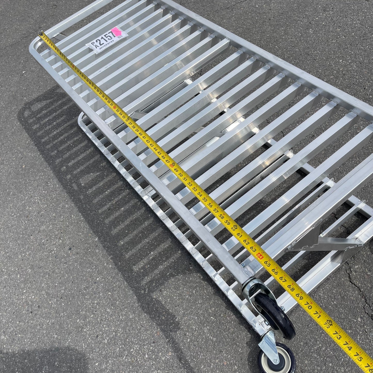 Z@ Pallet of CHANNEL Bun Pan Rack ~30 lbs Aluminum 401 AN-HD (AS-IS)