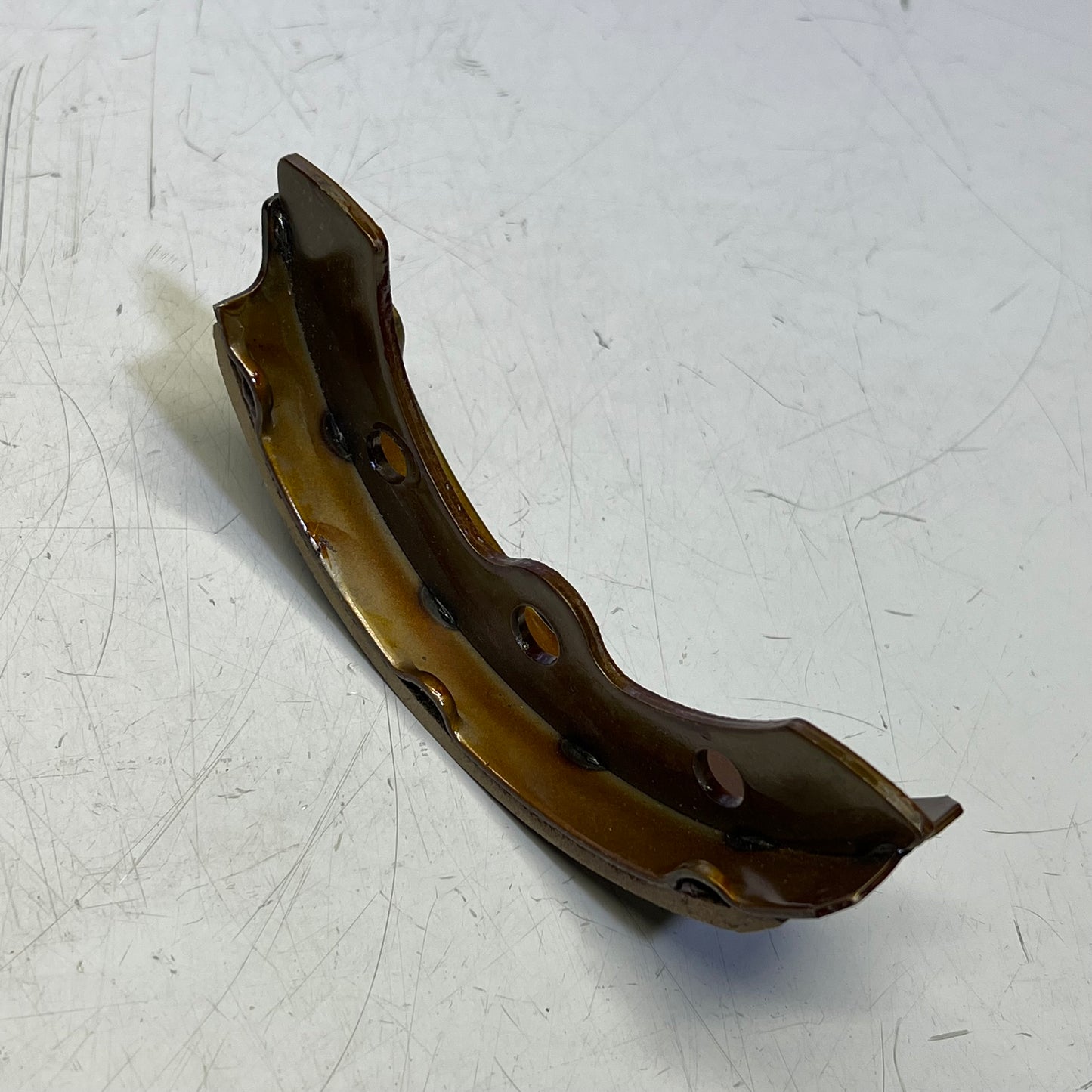 EZGO (2 PACK) Rear Brake Pad Trailing Shoe 2009-25 Cable Models OEM Tan 612412