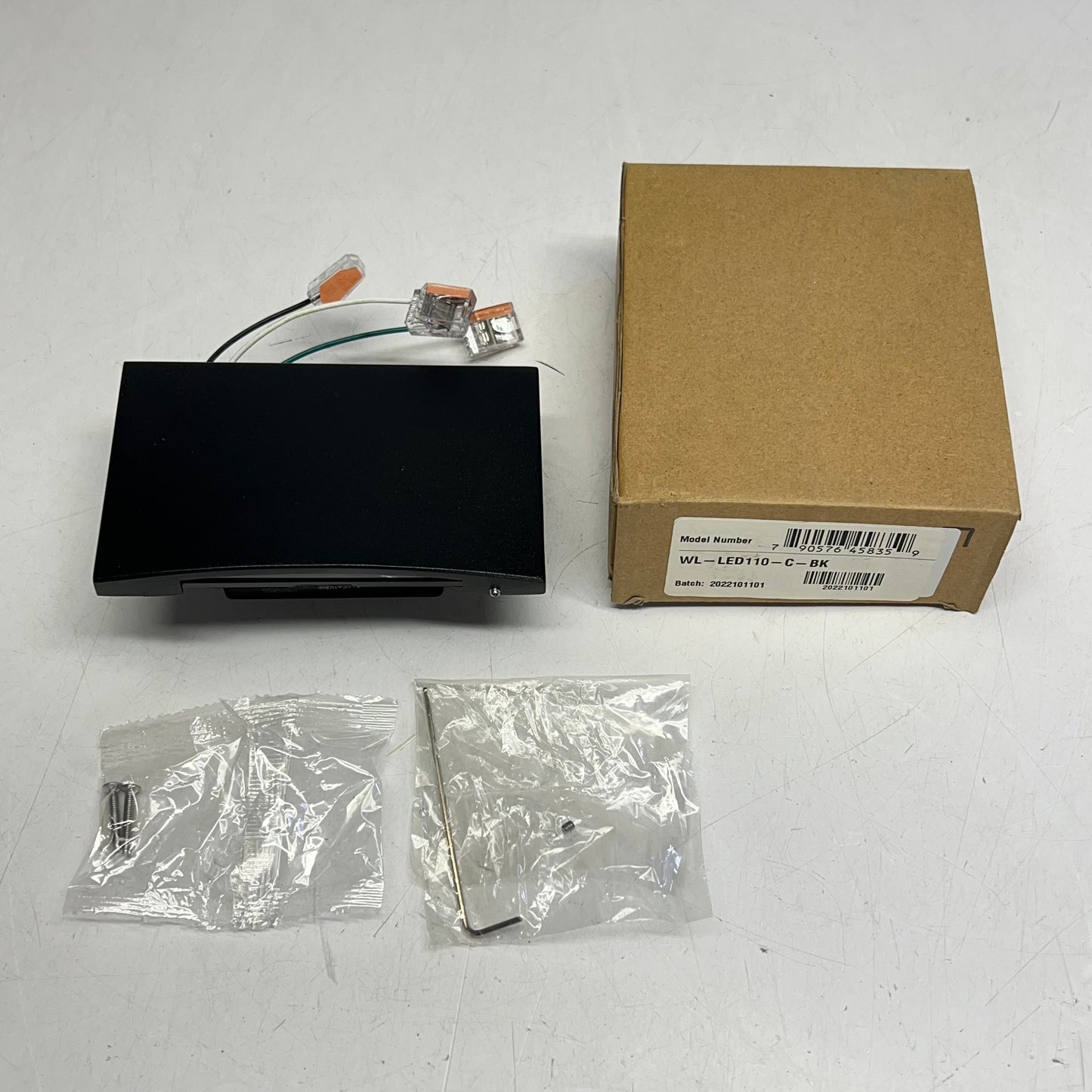 WAC LIGHTING Horizontal Step / Wall Light 120V Matte Black WL-LED110-C-BK