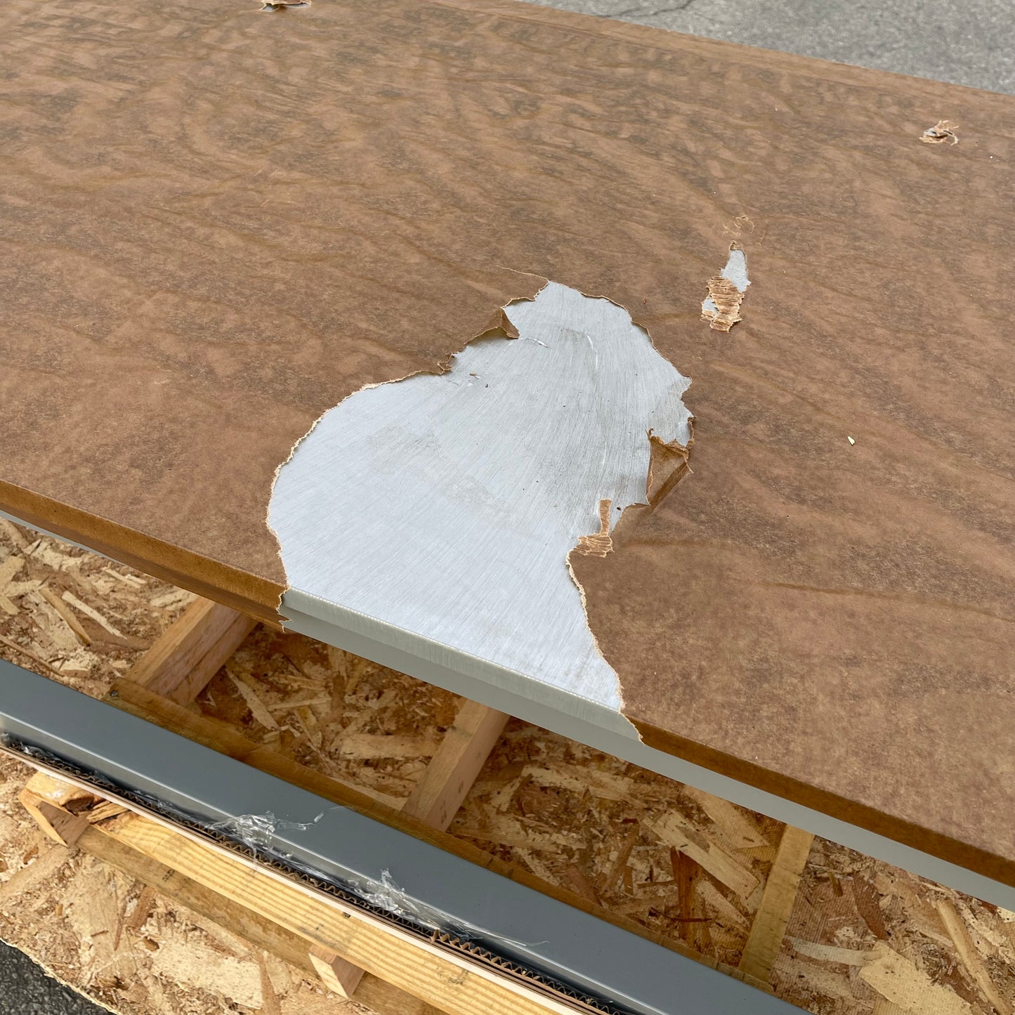 ZA@ Pallet of BRUTE MACHINE BASES Heavy-Duty Work Table 72”x30”x24” ~680 lbs Steel (AS-IS)