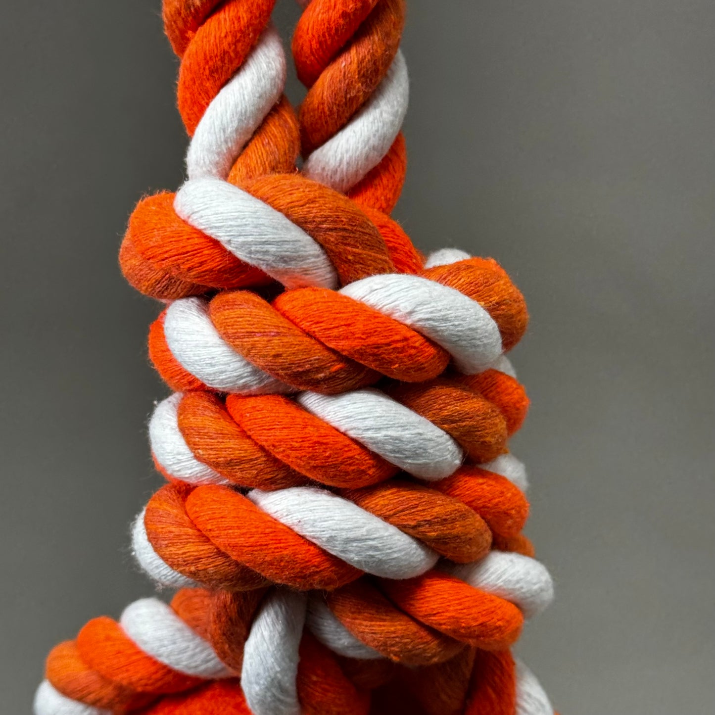 TWISTABLES (2 PACK!) Rope Dog Ball Toy 13" x 4" Orange M210920A12