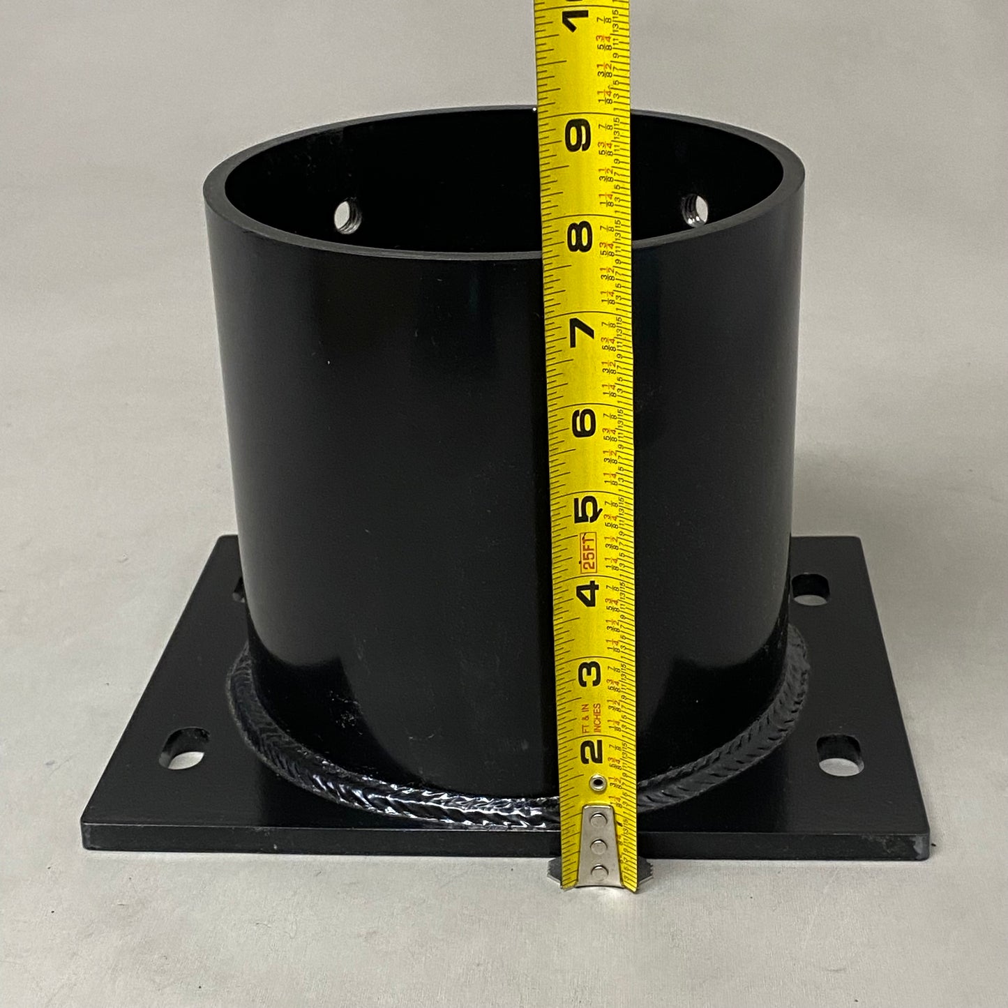 PLP V Pipe Cap For Capping/Sealing Pipes 6" Black New-Other ( Damaged Packaging)