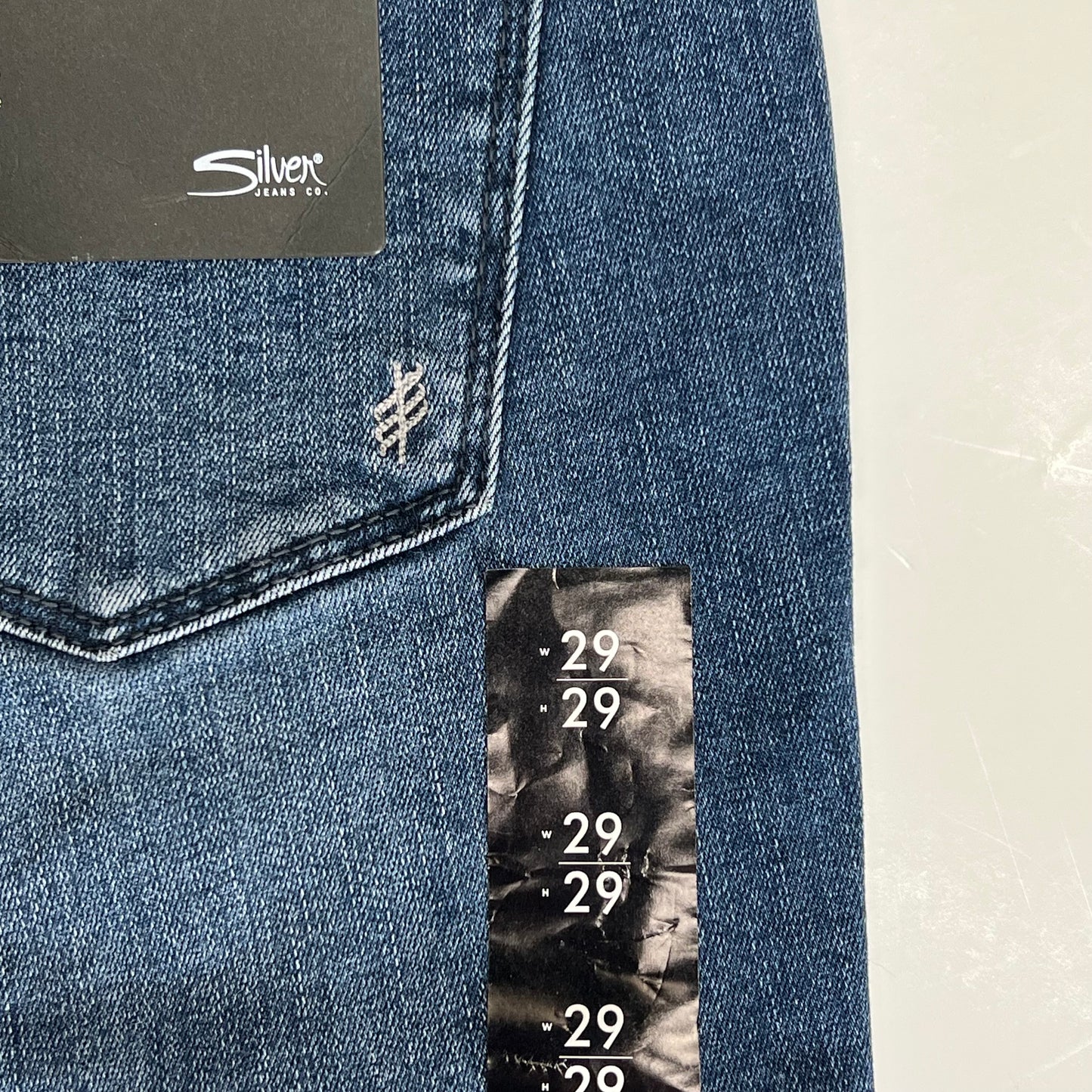 SILVER JEANS CO. Most Wanted Mid Rise Skinny Stretch Jeans Women's Sz 29/29 Blue