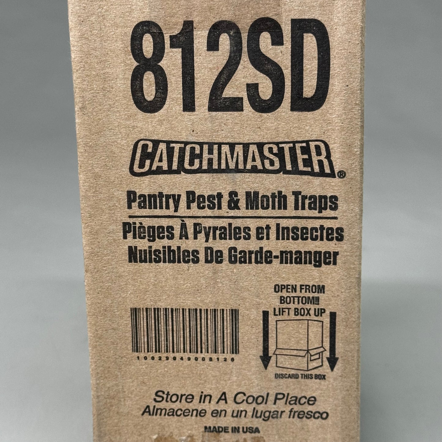 CATCHMASTER (12 Boards) Pantry Pest & Month Glue Board Trap Pheromones 2pk 812SD