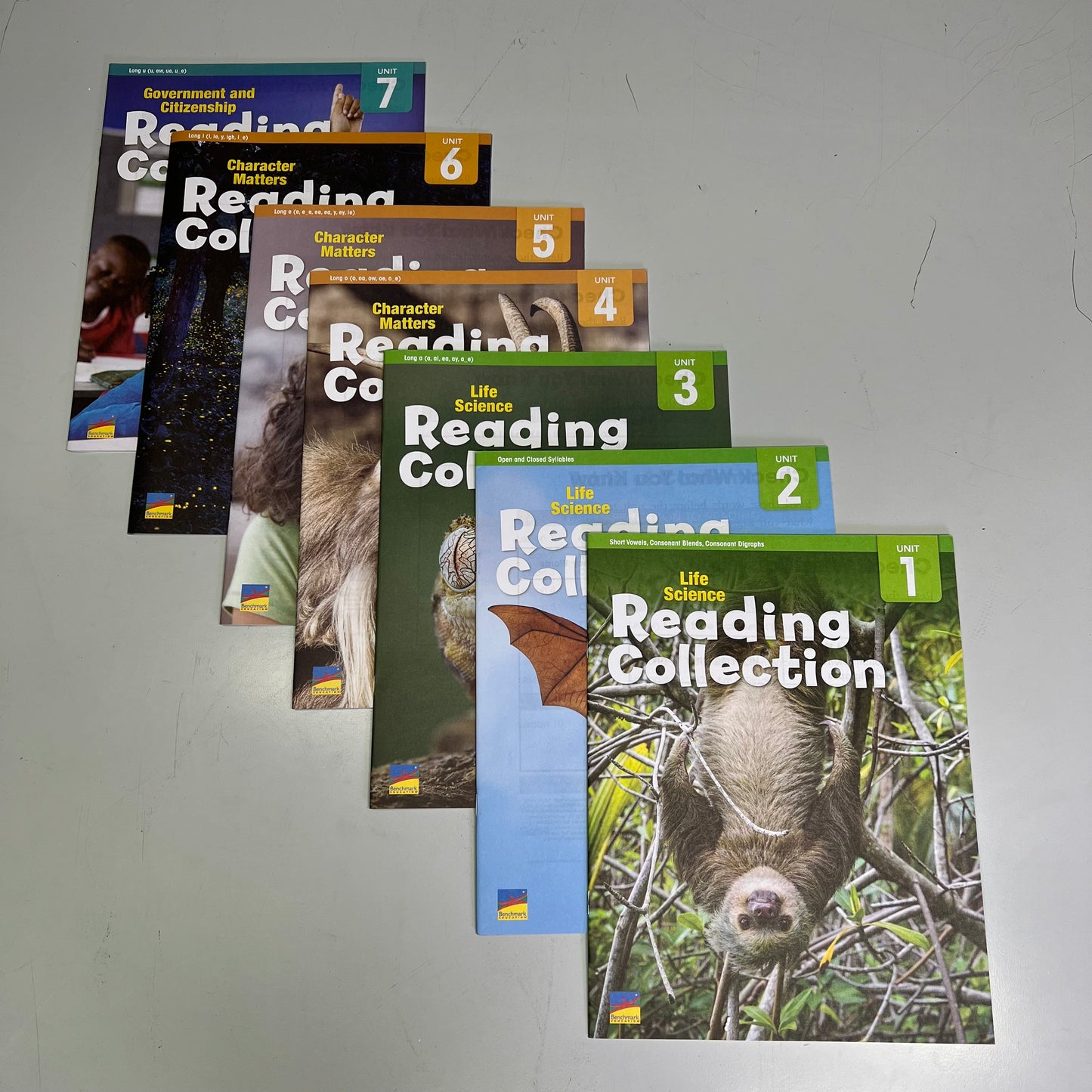 BENCHMARK EDUCATION (35 Book, 7 Unit Set) Classroom Phonics Intervention Level 3