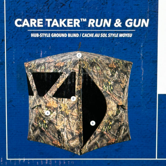 AMERISTEP Care Taker Run & Gun Hub Style Ground 2 Person Blind Camo AMS-AMEBL3031