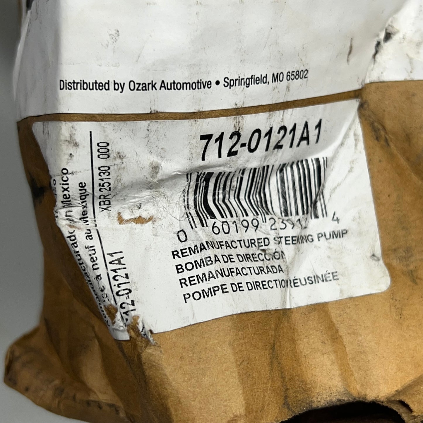 MASTER PRO Power Steering Pump Remanufactured For Ford & Mercury 712-0121A1