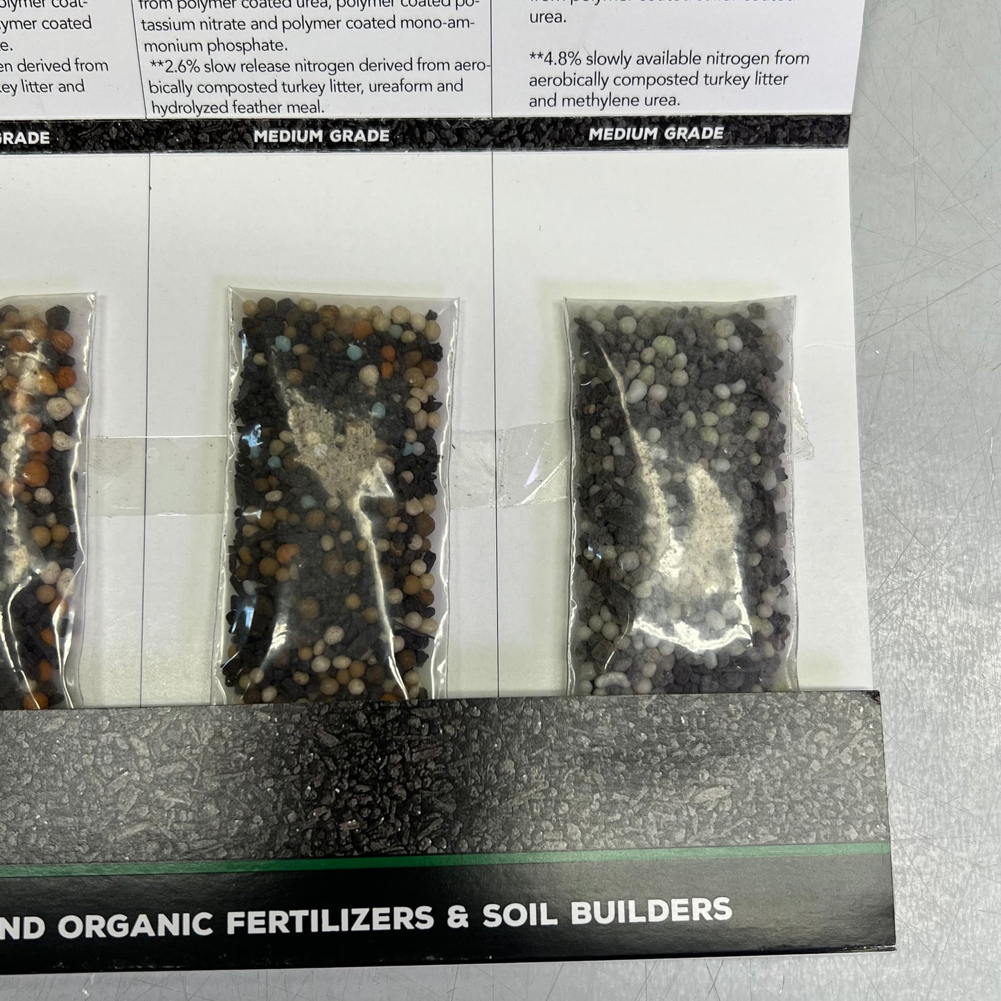 SUSTANE NATURALLY Professional Grade Natural & Organic Fertilizer 5 Mini Samples