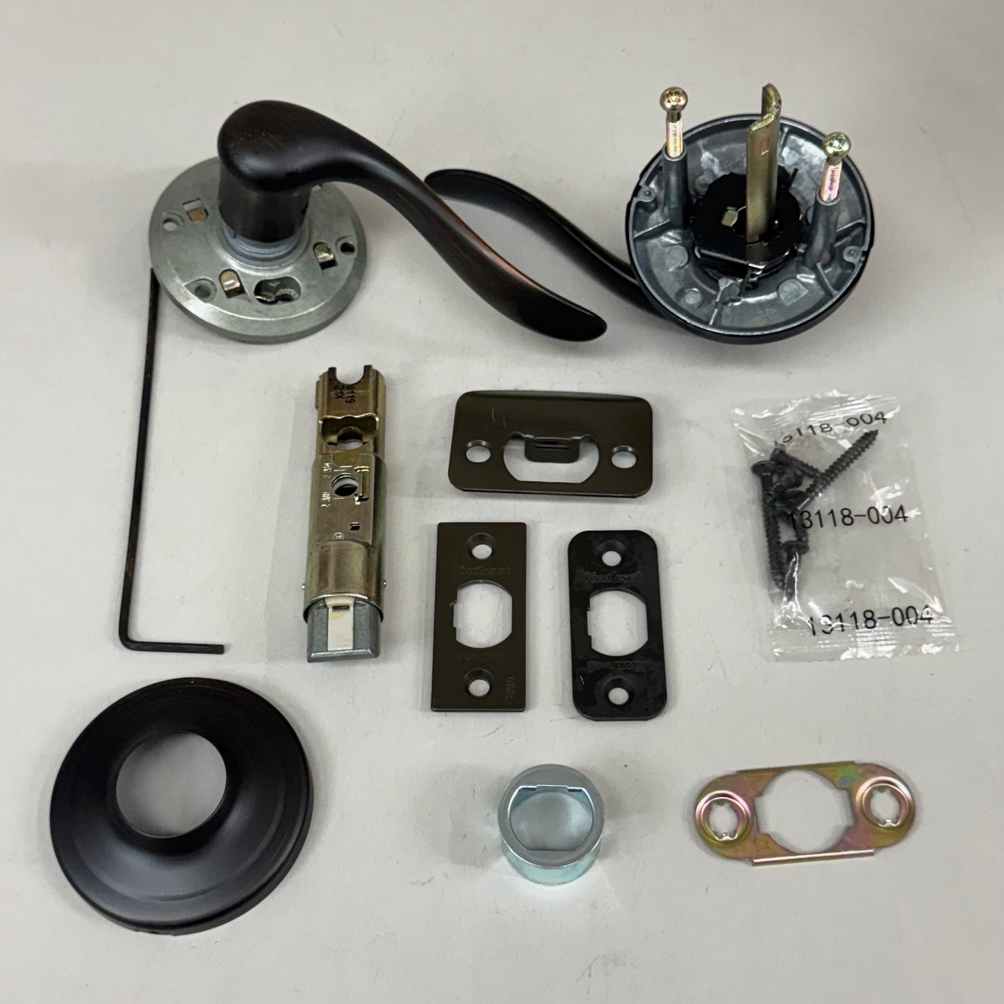 KWIKSET Tustin Passage Lever Door Handle Venetian Bronze 720TNL 11P 6AL RCS