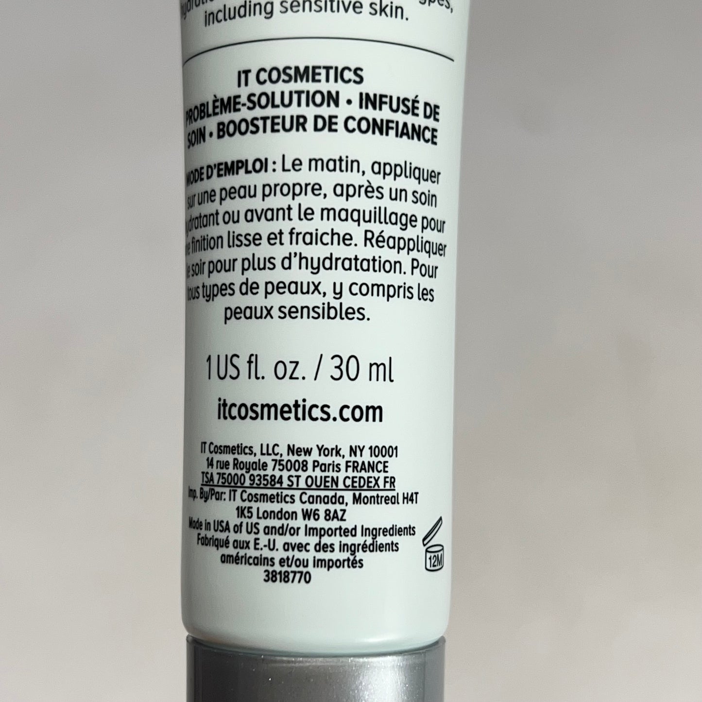 IT COSMETICS  Your Skin But Better All Day Makeup Gripping Primer Oil-free  1 oz