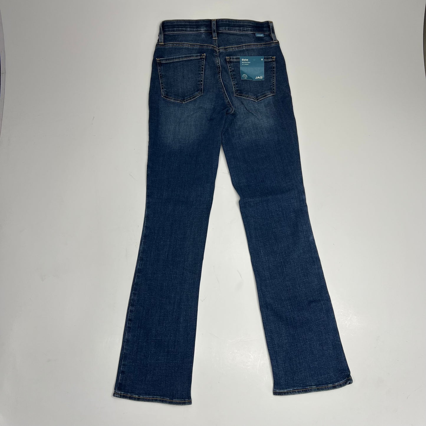 SILVER JEANS CO Eloise Boot Elastic Waist Jean Women's Sz 0/32 San Antonio Blue