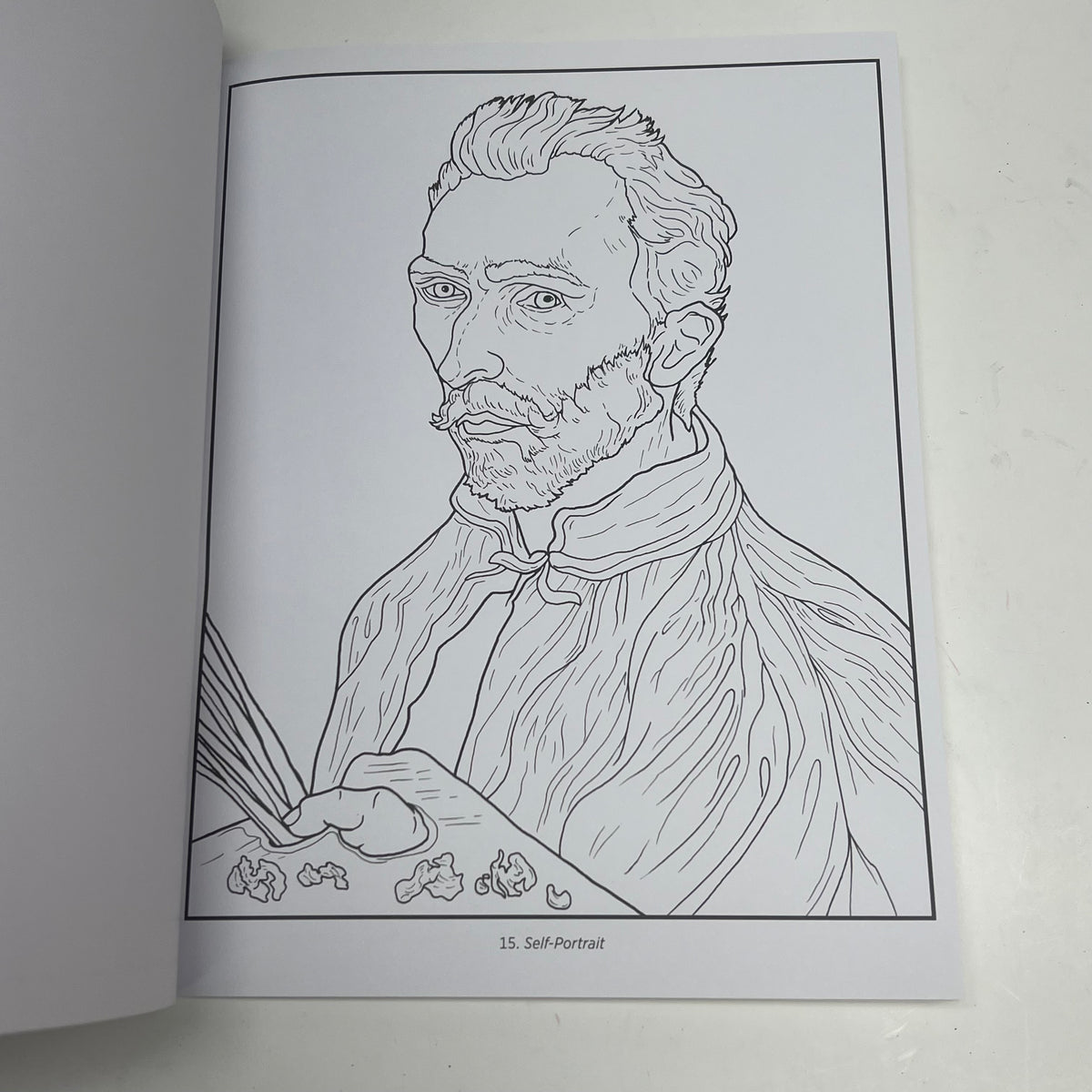 ZA@ POMEGRANATE Vincent Van Gogh Coloring Book Soft Cover 21 Images