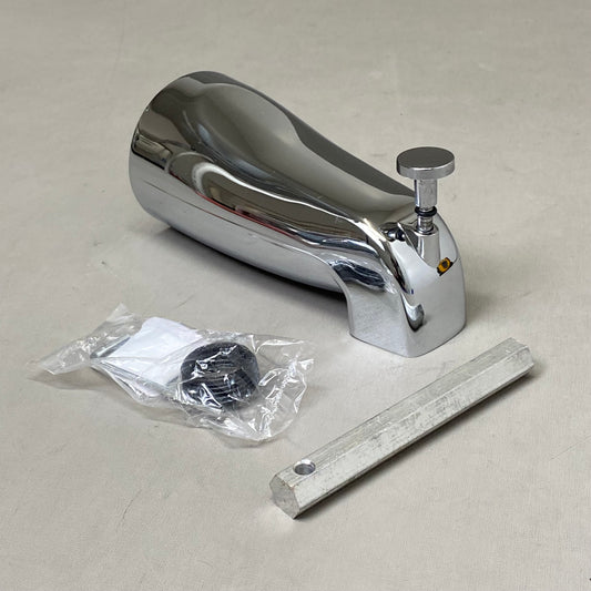 LASCO Diverter Style Bathtub Spout (Distressed Packaging) Plated Chrome 08-1057