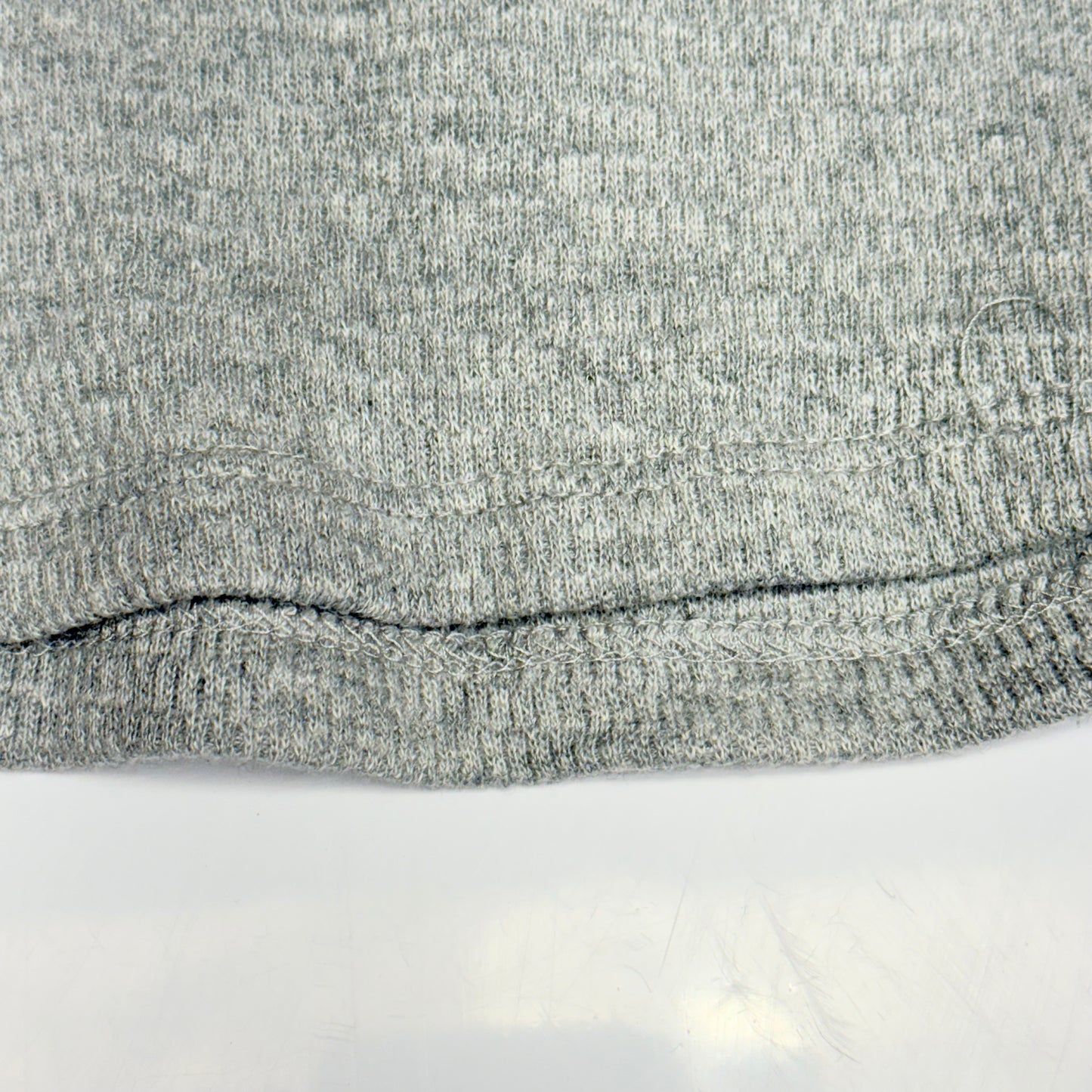 FREE PEOPLE Jess Long Sleeve Sz XS Textured Cotton Blend - Heather Grey 100275080