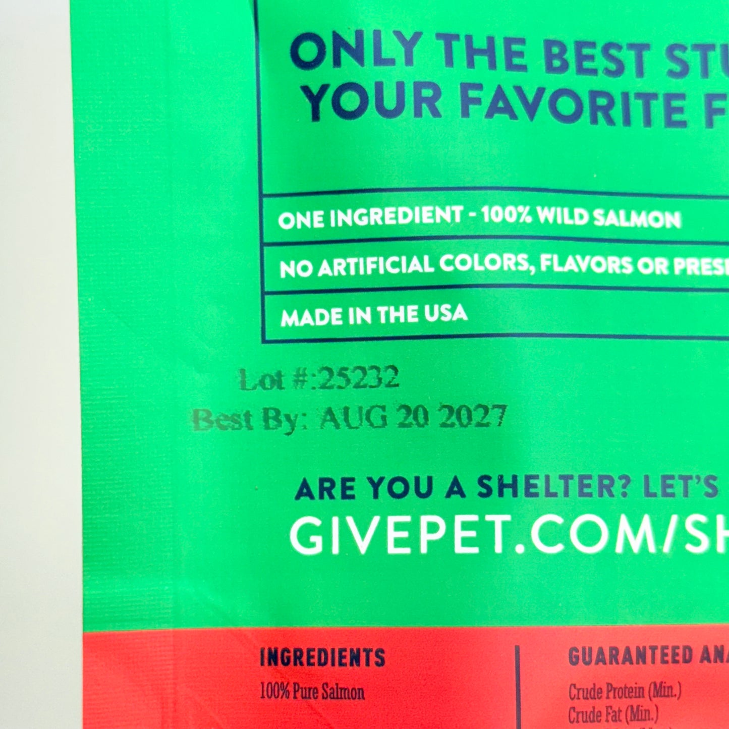GIVEPET (3 PACK) Naughty Or Mice Salmon Premium Cat Treats 1 oz BB 08/27