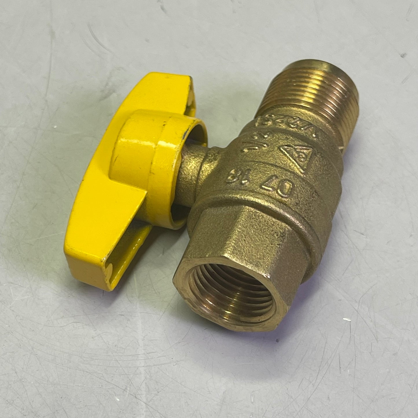 BRASSCRAFT (5 PACK) Gas Ball Valve Flare x FIP Straight 5/8" OD x 1/2" Brass