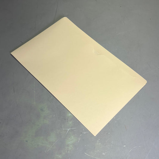 SMEAD (100 PACK) Flat File Jackets Straight Cut Reinforcement Tab Legal Sz 76500